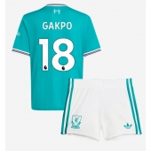 Liverpool Cody Gakpo #18 Replika Tredjedrakt Barn 2025-26 Kortermet (+ bukser)