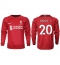 Liverpool Diogo Jota #20 Replika Hjemmedrakt 2022-23 Langermet