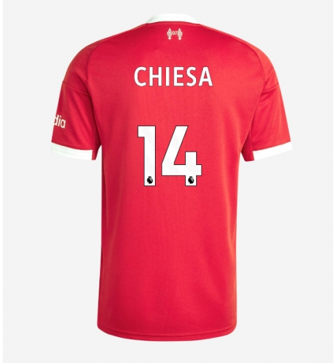 Liverpool Federico Chiesa #14 Replika Hjemmedrakt 2025-26 Kortermet Liverpool Federico Chiesa #14 Replika Hjemmedrakt 2025-26 Kortermet