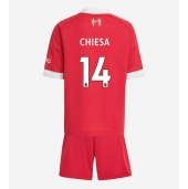 Liverpool Federico Chiesa #14 Replika Hjemmedrakt Barn 2025-26 Kortermet (+ bukser)