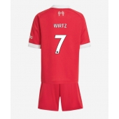 Liverpool Florian Wirtz #7 Replika Hjemmedrakt Barn 2025-26 Kortermet (+ bukser)