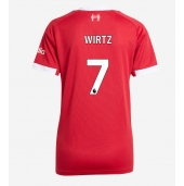 Liverpool Florian Wirtz #7 Replika Hjemmedrakt Dame 2025-26 Kortermet