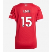 Liverpool Giovanni Leoni #15 Replika Hjemmedrakt Dame 2025-26 Kortermet