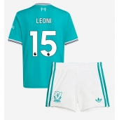 Liverpool Giovanni Leoni #15 Replika Tredjedrakt Barn 2025-26 Kortermet (+ bukser)