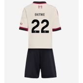 Liverpool Hugo Ekitike #22 Replika Bortedrakt Barn 2025-26 Kortermet (+ bukser)
