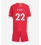 Liverpool Hugo Ekitike #22 Replika Hjemmedrakt Barn 2025-26 Kortermet (+ bukser)