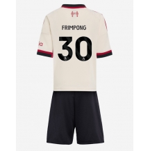 Liverpool Jeremie Frimpong #30 Replika Bortedrakt Barn 2025-26 Kortermet (+ bukser)