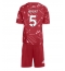 Liverpool Jeremy Jacquet #5 Replika Hjemmedrakt Barn 2026-27 Kortermet (+ bukser)