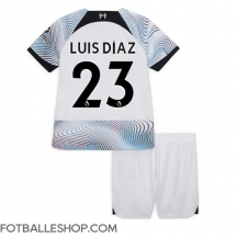 Liverpool Luis Diaz #23 Replika Bortedrakt Barn 2022-23 Kortermet (+ bukser)