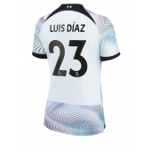 Liverpool Luis Diaz #23 Replika Bortedrakt Dame 2022-23 Kortermet