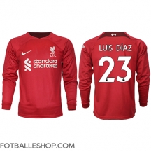 Liverpool Luis Diaz #23 Replika Hjemmedrakt 2022-23 Langermet