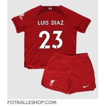 Liverpool Luis Diaz #23 Replika Hjemmedrakt Barn 2022-23 Kortermet (+ bukser)
