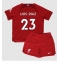 Liverpool Luis Diaz #23 Replika Hjemmedrakt Barn 2022-23 Kortermet (+ bukser)