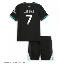 Liverpool Luis Diaz #7 Replika Bortedrakt Barn 2024-25 Kortermet (+ bukser)