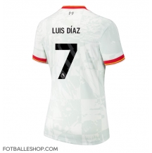 Liverpool Luis Diaz #7 Replika Tredjedrakt Dame 2024-25 Kortermet