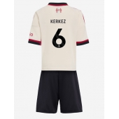Liverpool Milos Kerkez #6 Replika Bortedrakt Barn 2025-26 Kortermet (+ bukser)