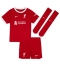 Liverpool Mohamed Salah #11 Replika Hjemmedrakt Barn 2023-24 Kortermet (+ bukser)