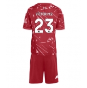 Liverpool Victor Munoz #23 Replika Hjemmedrakt Barn 2026-27 Kortermet (+ bukser)