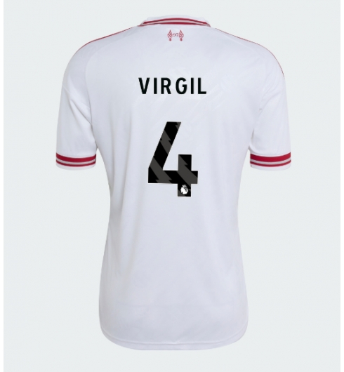 Liverpool Virgil van Dijk #4 Replika Bortedrakt 2026-27 Kortermet Liverpool Virgil van Dijk #4 Replika Bortedrakt 2026-27 Kortermet