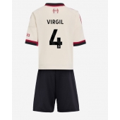 Liverpool Virgil van Dijk #4 Replika Bortedrakt Barn 2025-26 Kortermet (+ bukser)
