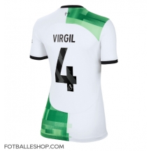 Liverpool Virgil van Dijk #4 Replika Bortedrakt Dame 2023-24 Kortermet
