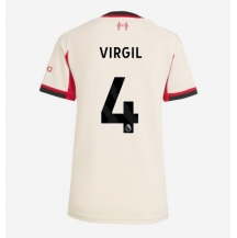 Liverpool Virgil van Dijk #4 Replika Bortedrakt Dame 2025-26 Kortermet