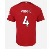 Liverpool Virgil van Dijk #4 Replika Hjemmedrakt 2022-23 Kortermet