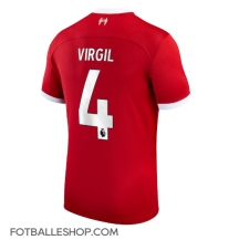 Liverpool Virgil van Dijk #4 Replika Hjemmedrakt 2023-24 Kortermet