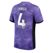 Liverpool Virgil van Dijk #4 Replika Tredjedrakt 2023-24 Kortermet