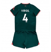 Liverpool Virgil van Dijk #4 Replika Tredjedrakt Barn 2022-23 Kortermet (+ bukser)