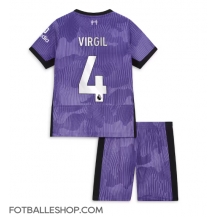 Liverpool Virgil van Dijk #4 Replika Tredjedrakt Barn 2023-24 Kortermet (+ bukser)