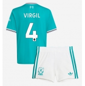 Liverpool Virgil van Dijk #4 Replika Tredjedrakt Barn 2025-26 Kortermet (+ bukser)