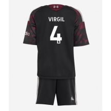 Liverpool Virgil van Dijk #4 Replika Tredjedrakt Barn 2026-27 Kortermet (+ bukser)