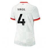 Liverpool Virgil van Dijk #4 Replika Tredjedrakt Dame 2024-25 Kortermet