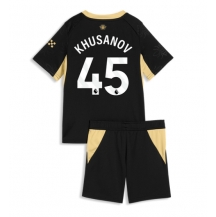 Manchester City Abdukodir Khusanov #45 Replika Bortedrakt Barn 2026-27 Kortermet (+ bukser)