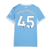 Manchester City Abdukodir Khusanov #45 Replika Hjemmedrakt Dame 2026-27 Kortermet