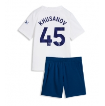 Manchester City Abdukodir Khusanov #45 Replika Tredjedrakt Barn 2026-27 Kortermet (+ bukser)