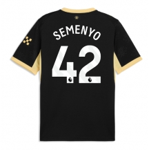 Manchester City Antoine Semenyo #42 Replika Bortedrakt 2026-27 Kortermet