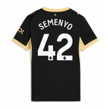 Manchester City Antoine Semenyo #42 Replika Bortedrakt Dame 2026-27 Kortermet