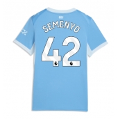 Manchester City Antoine Semenyo #42 Replika Hjemmedrakt Dame 2026-27 Kortermet