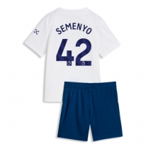Manchester City Antoine Semenyo #42 Replika Tredjedrakt Barn 2026-27 Kortermet (+ bukser)