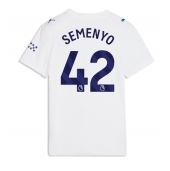 Manchester City Antoine Semenyo #42 Replika Tredjedrakt Dame 2026-27 Kortermet