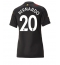 Manchester City Bernardo Silva #20 Replika Bortedrakt Dame 2022-23 Kortermet