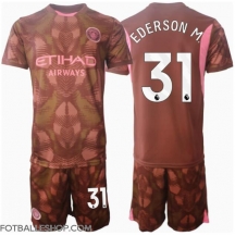 Manchester City Ederson Moraes #31 Keeper Replika Hjemmedrakt Barn 2024-25 Kortermet (+ bukser)