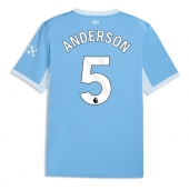 Manchester City Elliot Anderson #5 Replika Hjemmedrakt 2026-27 Kortermet