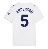 Manchester City Elliot Anderson #5 Replika Tredjedrakt Dame 2026-27 Kortermet