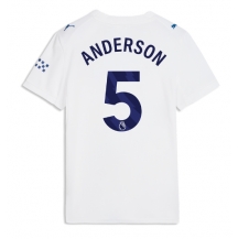 Manchester City Elliot Anderson #5 Replika Tredjedrakt Dame 2026-27 Kortermet