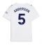 Manchester City Elliot Anderson #5 Replika Tredjedrakt Dame 2026-27 Kortermet