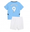 Manchester City Erling Haaland #9 Replika Hjemmedrakt Barn 2024-25 Kortermet (+ bukser)