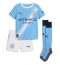 Manchester City Erling Haaland #9 Replika Hjemmedrakt Barn 2025-26 Kortermet (+ bukser)